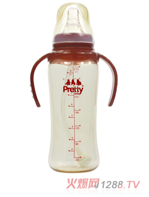 prettybaby270ML有柄自動(dòng)PPSU標(biāo)口徑大奶瓶