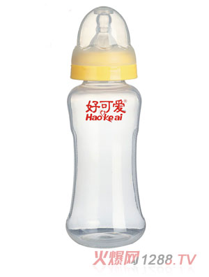 好可愛標口弧形奶瓶300ml