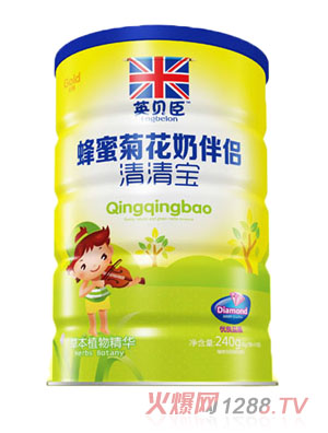 英貝臣清清寶鐵聽(tīng)蜂蜜菊花奶伴侶