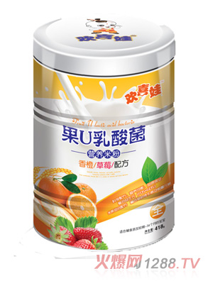 歡喜娃香橙草莓配方果U乳酸菌