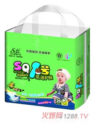 SQ1號茶油護(hù)膚嬰兒紙尿褲XL碼