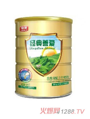 經(jīng)典善愛乳酸菌配方羊奶粉600g