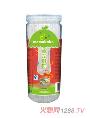 mamabobo西芹鮮蝦手工面