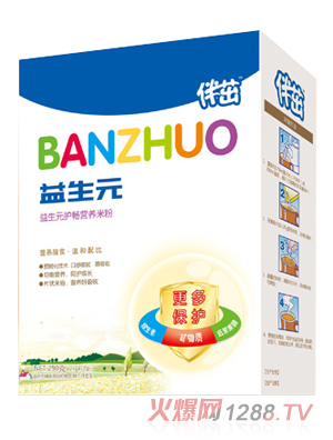 伴茁益生元益生元護(hù)暢營養(yǎng)米粉盒裝250g