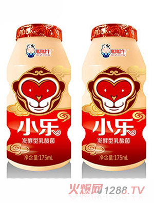 聰聰牛小樂發(fā)酵型乳酸菌175ml紅色