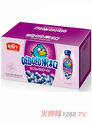 聰聰牛呦呦果粒藍莓400ml×15瓶