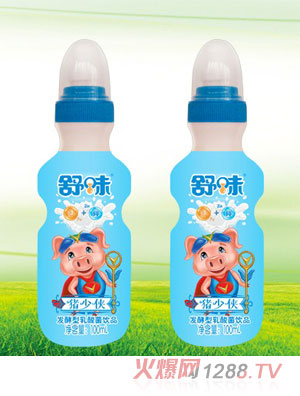 舒味豬少俠鐵+鋅乳酸菌瓶裝100ml