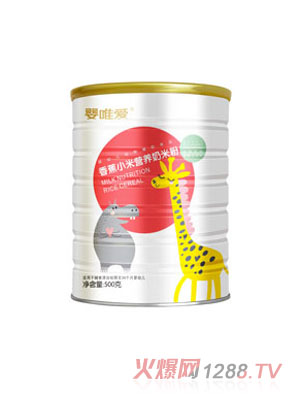 嬰唯愛香蕉小米營養(yǎng)奶米粉