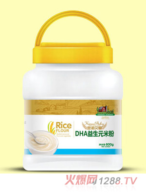 金諾貝嬰DHA益生元米粉800g