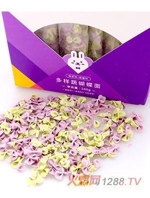 甄愛(ài)貝比多樣蝴蝶面菠菜+紫薯