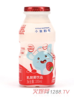 小象散步乳酸菌飲料-草莓味