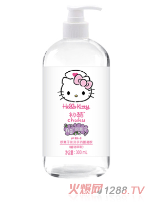 Hello Kitty初酷銀離子免洗手消毒凝膠（植物萃?。?00ml