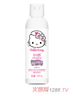 Hello Kitty初酷銀離子免洗手抗菌凝膠（植物萃?。?00ml