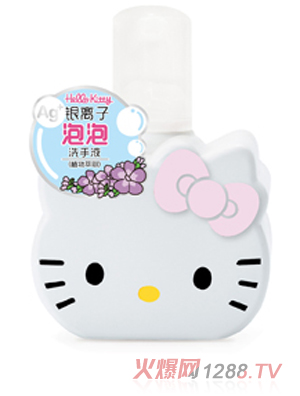 Hello Kitty初酷銀離子泡泡洗手液（植物萃?。?00ml