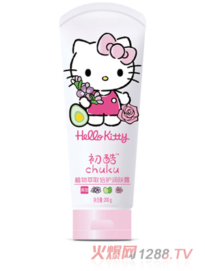 Hello Kitty初酷植物萃取倍護(hù)潤(rùn)膚露 200g