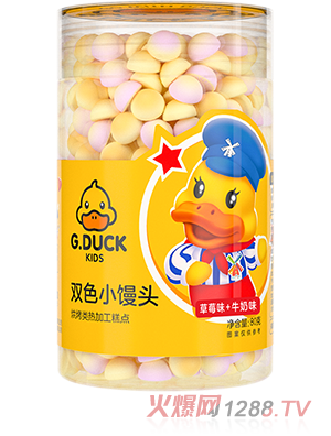 G.DUCK小黃鴨雙色小饅頭80g多種口味入口易溶健康營養(yǎng)火熱招商中