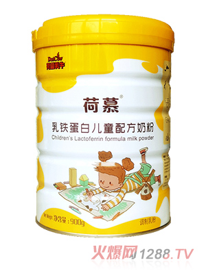 圣元荷慕乳鐵蛋白兒童成長奶粉900g-荷蘭乳牛學(xué)生青少年3-6歲以上